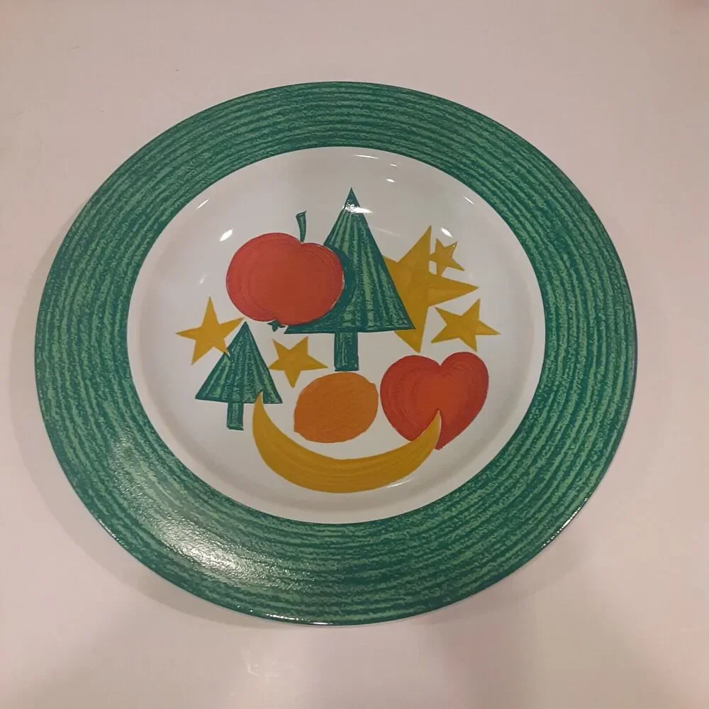 Vintage West Germany Hand Painted Serving Dish 11.75